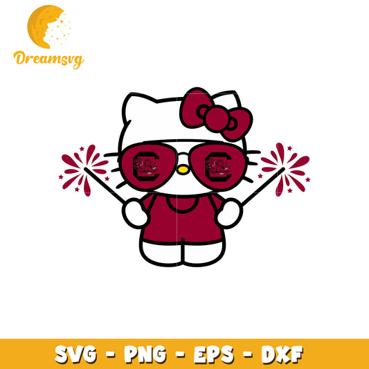 Hello Kitty Sunglasses SVG Design for Fans