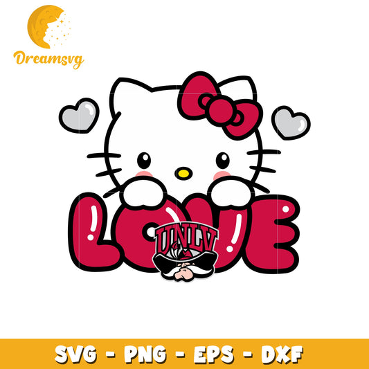 Hello Kitty UNLV SVG Love Design