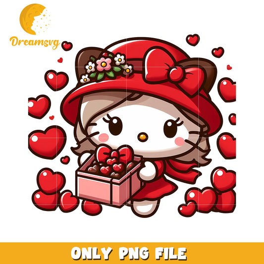 Hello Kitty Valentines PNG Download