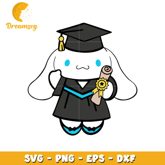 Hello Kitty cinnamoroll graduation svg, hello kitty svg