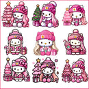 Boujiee pink Hello Kitty PNG bundle
