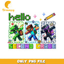 Hello second grade png, minecraft movies png, minecraft characters png