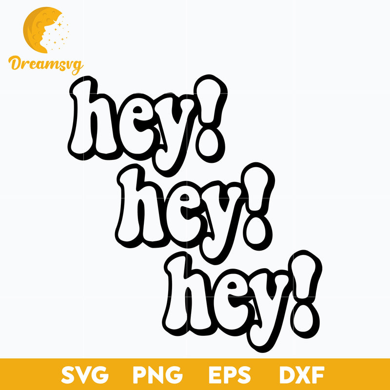 Hey Hey Hey Svg, Kawaii Svg, Anime Svg, Japanese Cartoon Svg, file for cricut, Anime svg, png, eps, dxf digital download