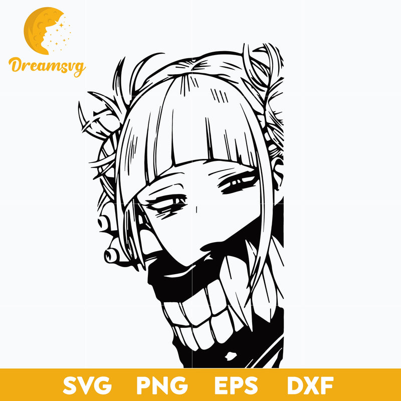 Himiko Toga Svg, file for cricut, Anime svg, png, eps, dxf digital download