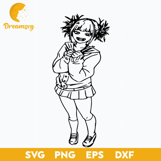 Himiko Toga Svg, Himiko Toga Love Svg, Vanguard Action Squad Svg, My Hero Academia Svg, file for cricut, Anime svg, png, eps, dxf digital download