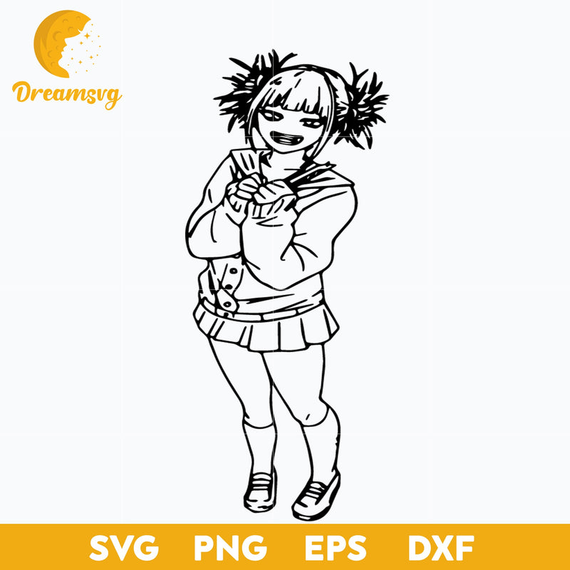 Himiko Toga Svg, Himiko Toga Love Svg, Vanguard Action Squad Svg, My Hero Academia Svg, file for cricut, Anime svg, png, eps, dxf digital download