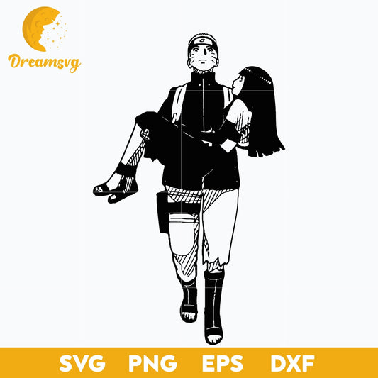 Hinata Hyuga And Naruto Uzumaki Svg, file for cricut, Anime svg, png, eps, dxf digital download