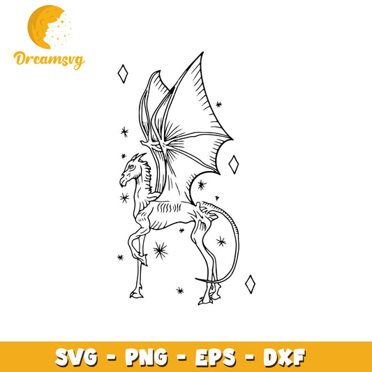 Hippogriff SVG Cut File Download