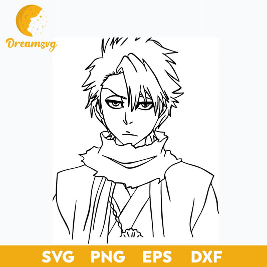 Hitsugaya Toshiro Bleach Svg, Bleach Anime Svg, file for cricut, Anime svg, png, eps, dxf digital download