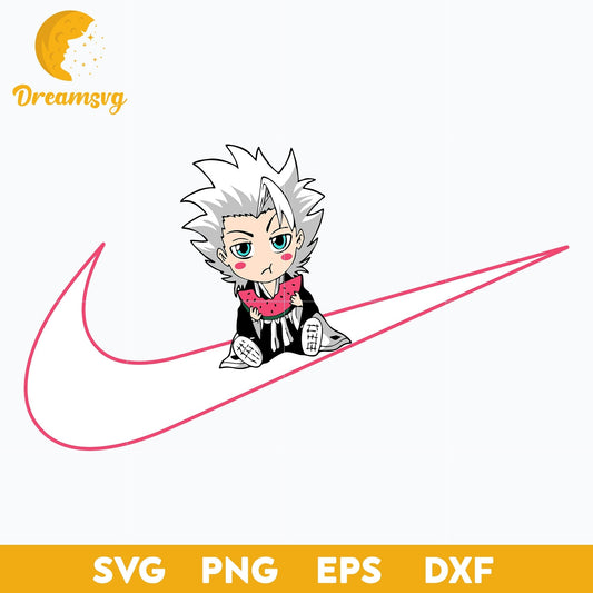 Hitsugaya Toushirou x Nike Svg, Hitsugaya Toushirou Svg, Bleach Svg, Toushirou Yum Yum Svg, Watermelon Svg, file for cricut, Anime svg, png, eps, dxf digital download