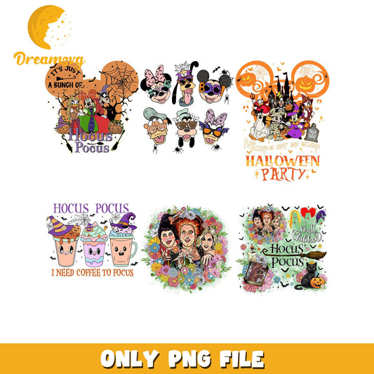 Hocus Pocus Halloween Clipart Bundle for Fun Projects