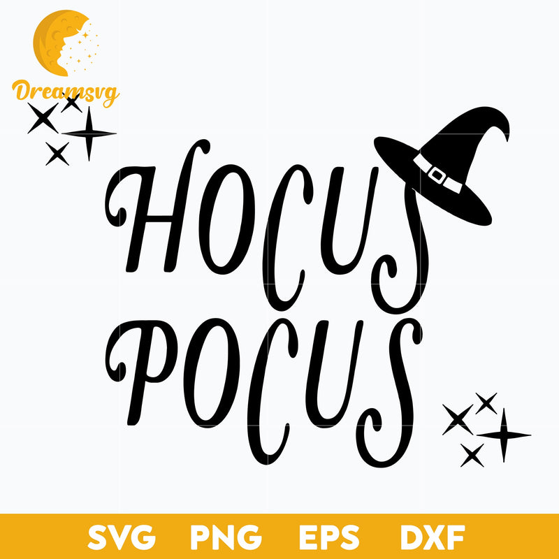 Hocus Pocus SVG, Halloween svg, png, dxf, eps digital file.