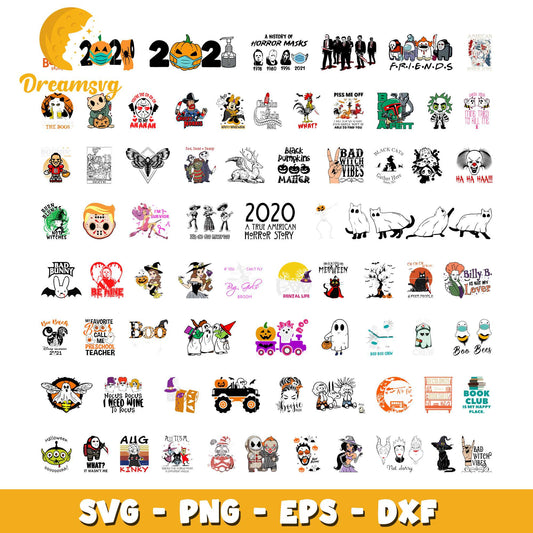 Hocus pocus I need wine to focus bundle svg, bad witch vibes svg