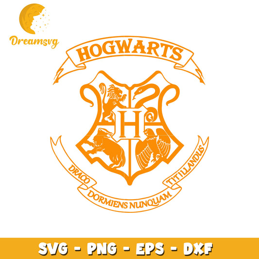 Hogwarts Crest SVG PNG EPS DXF