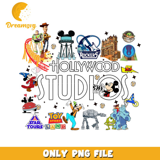 Hollywood Studios PNG Design