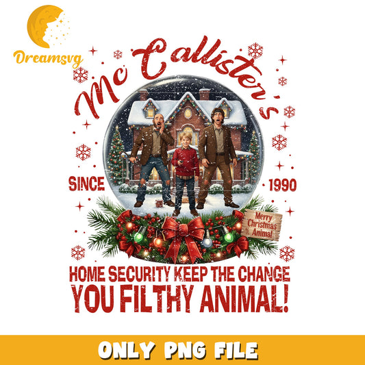 Home security png, christmas time png, grinch png