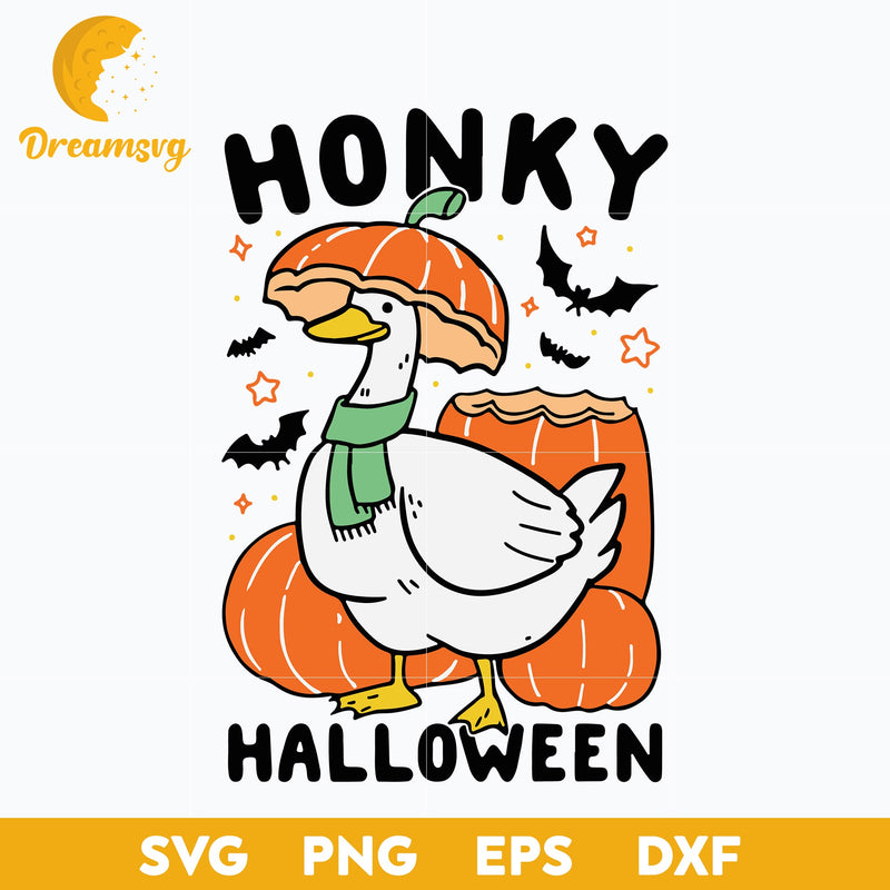 Honky Halloween Duck svg, Halloween svg, png, dxf, eps digital file.