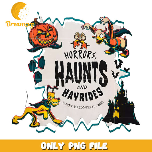 Horror Disney Friends Halloween png, halloween horror nights png, halloween png