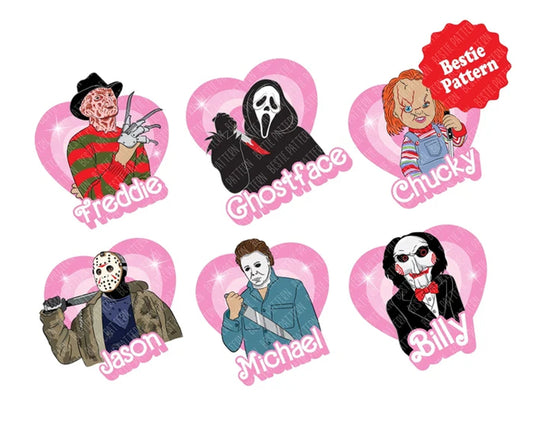 Horror Dolls PNG bundle, Halloween bundle - Instant Download