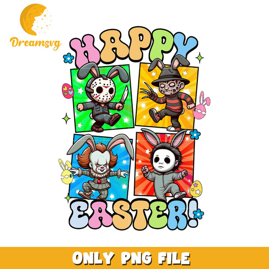 Horror Easter Bunny PNG Design