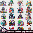 Horror Easter trending 2024 bundle png