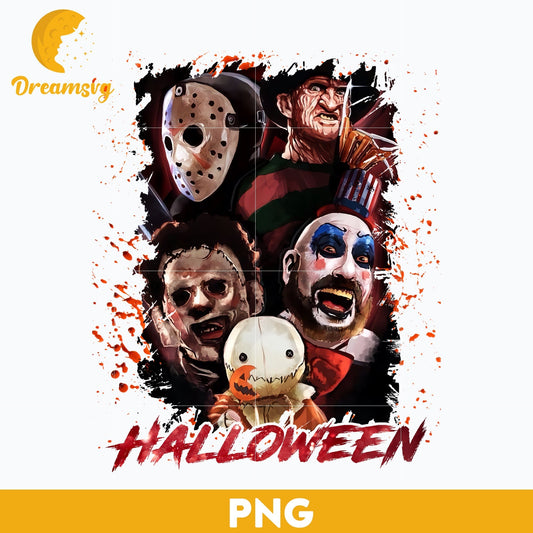 Horror movies PNG, Horror Characters PNG, Halloween Horror Movie Killers, Horror Movie Killers PNG, Digital files