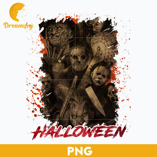 Horror movies PNG, Horror Characters PNG, Halloween Horror Movie Killers, Horror Movie Killers PNG, Digital files