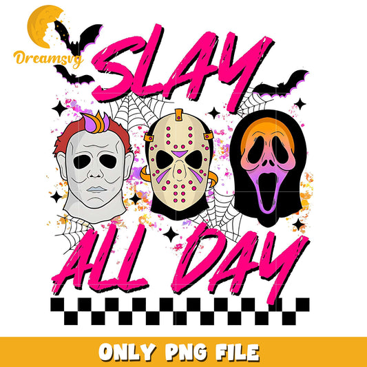 Horror Slay All Day Spooky Season Ppng, halloween horror nights png, halloween png