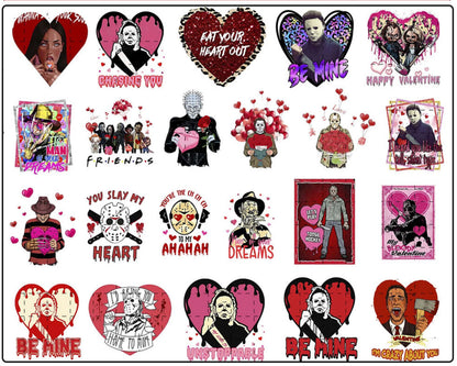Horror Valentine PNG, Valentine's Day Horror Character, Horror Valentine Png