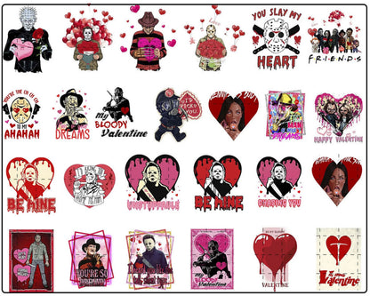 Horror Valentine PNG, Valentine's Day Horror Character, Horror Valentine Png