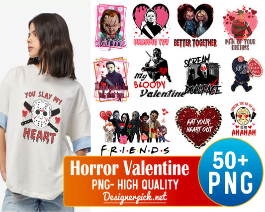 Horror Valentine PNG, Valentine's Day Horror Character, Horror Valentine Png