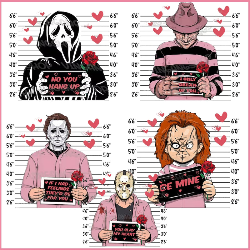 Horror valentine PNG Designs for Valentine