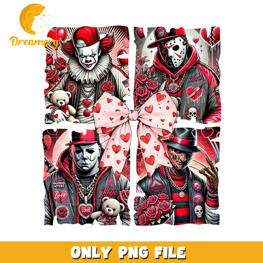 Horror Valentines Day PNG Image