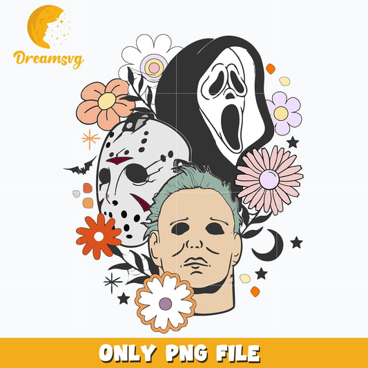 Horror Halloween png, Halloween png, Digital download.