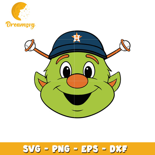 Houston astros orbit mascot svg, Houston astros svg, mascot svg