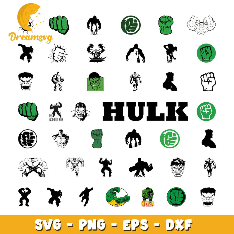 Hulk marvel avengers bundle svg, hulk marvel movie svg