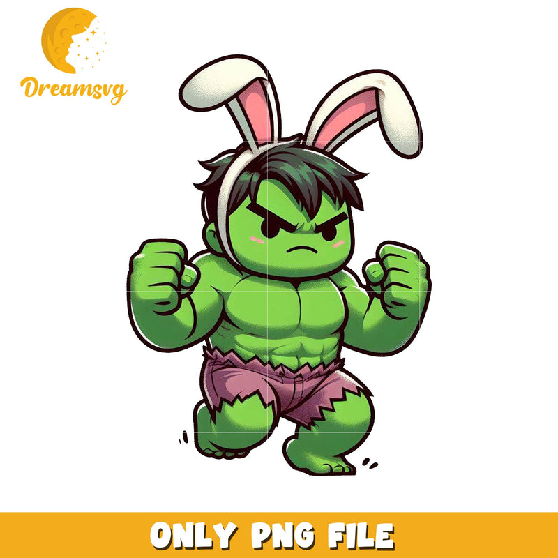 Hulk Easter Bunny PNG Clipart