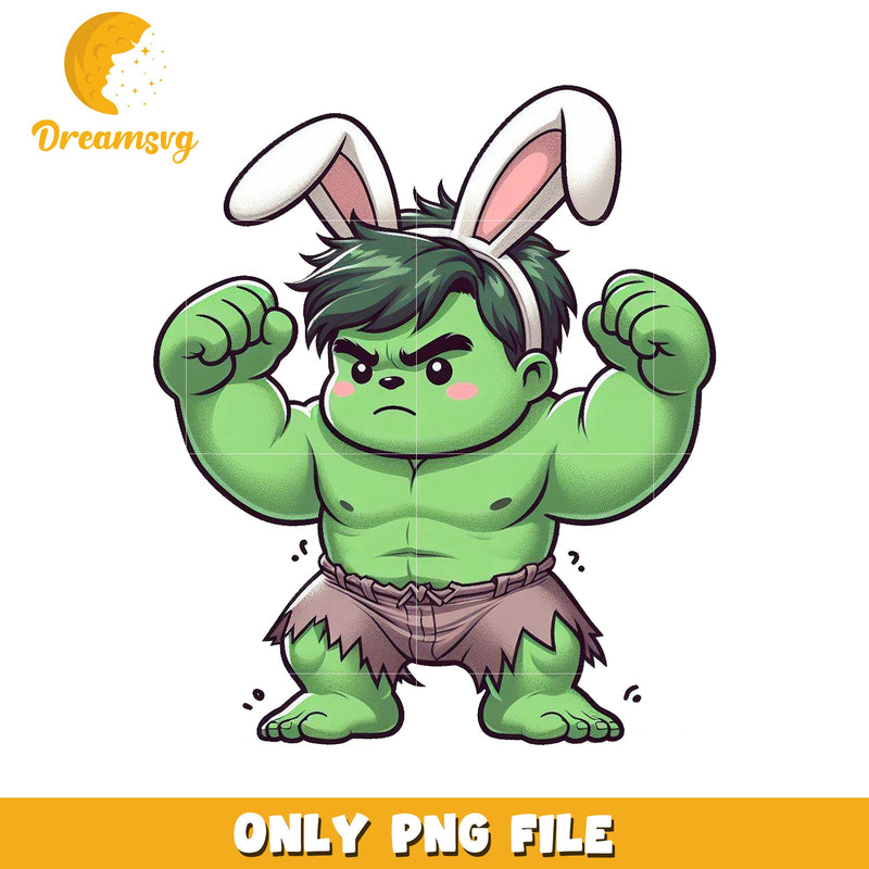 Hulk Easter Bunny PNG File