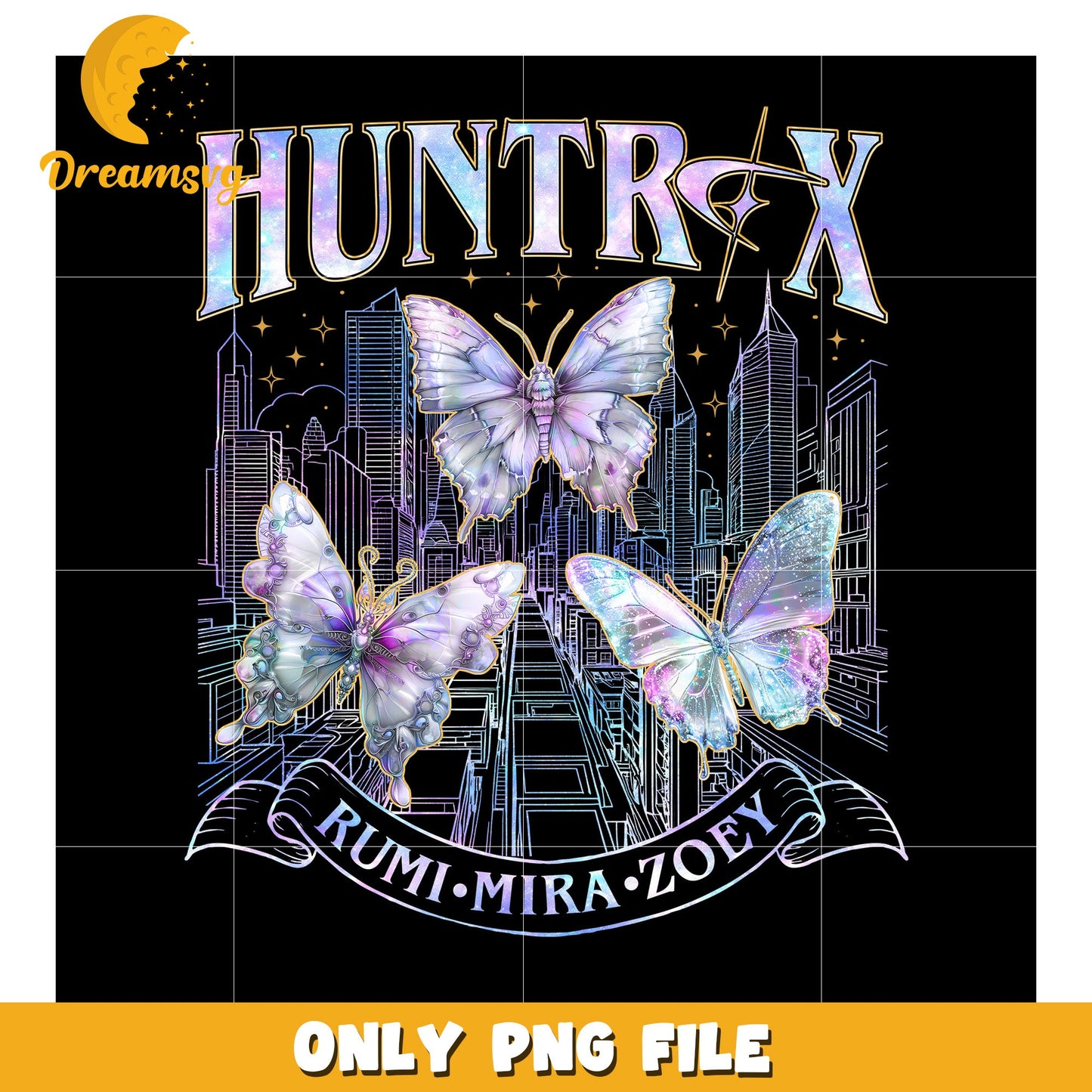Huntrix Girls  Rumi Mira Zoey Kpop Hunter png, kpop band manhwa png, huntrix png