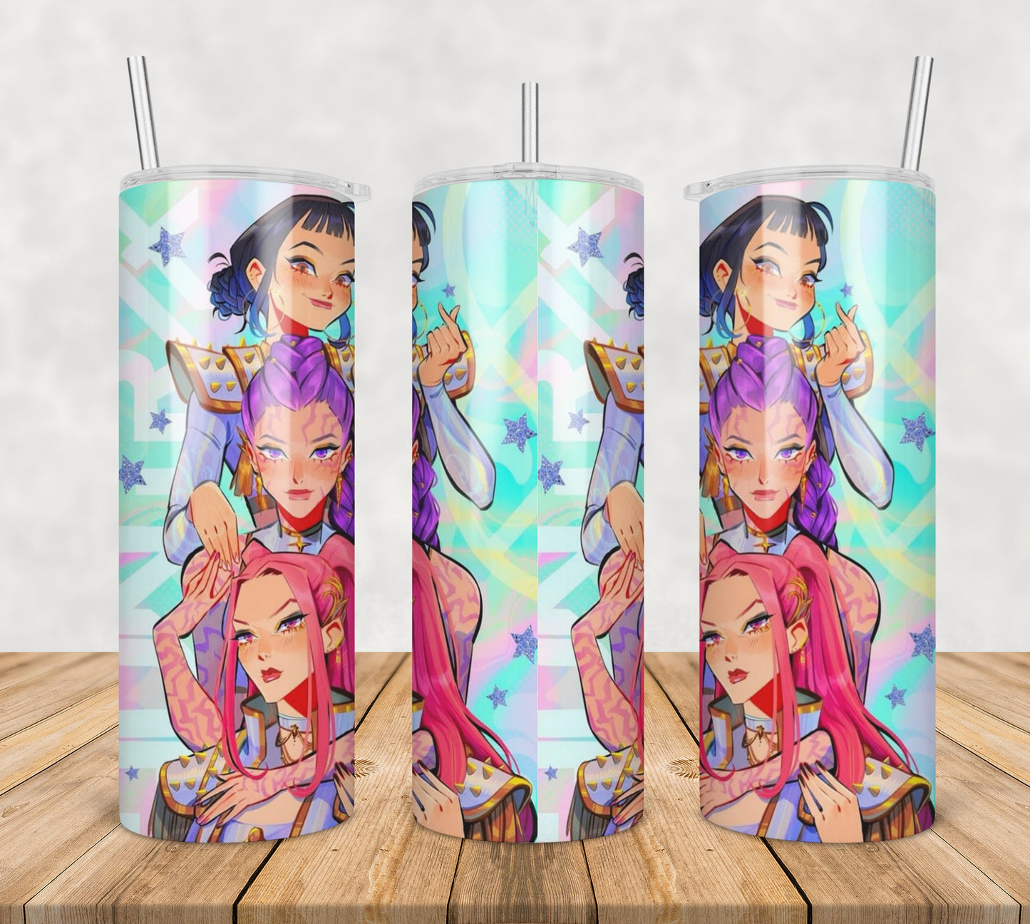 Huntrix kpop band tumbler png, huntrix band tumbler png, huntrix kpop tumbler png