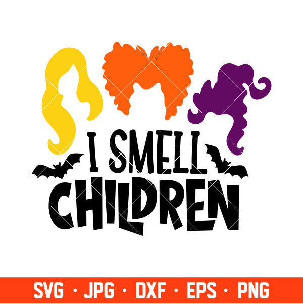 I Smell Children Svg, Hocus Pocus Svg, Halloween Svg, Cricut, Silhouette Cut File