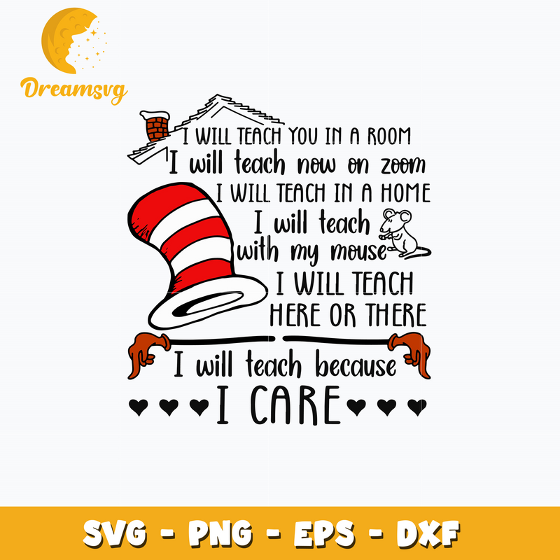 I Will Teach You In A Room I Will Teach Now On Zoom Svg