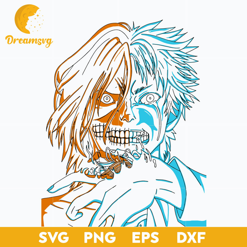 Ichigo Kurosaki In A Mask Svg, Ichigo Kurosaki Japanese Svg, Bleach Svg, Bleach Anime Svg, file for cricut, Anime svg, png, eps, dxf digital download