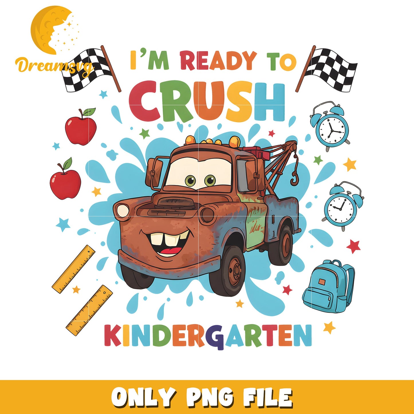 Im ready to crush kindergarten png, disney cars png, cars movies character png