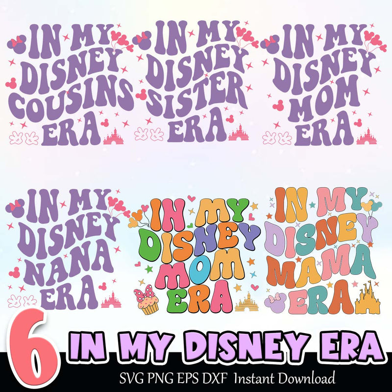 In My Disney Era SVG Bundle Instant Download