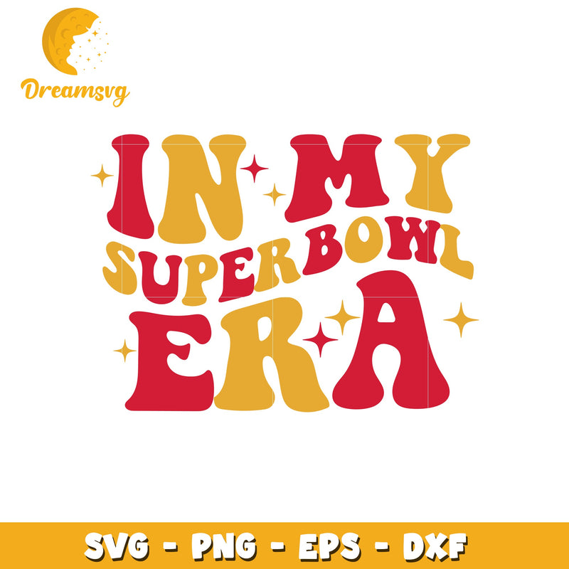 In my super bowl era wave font svg, superbowl svg, font design svg