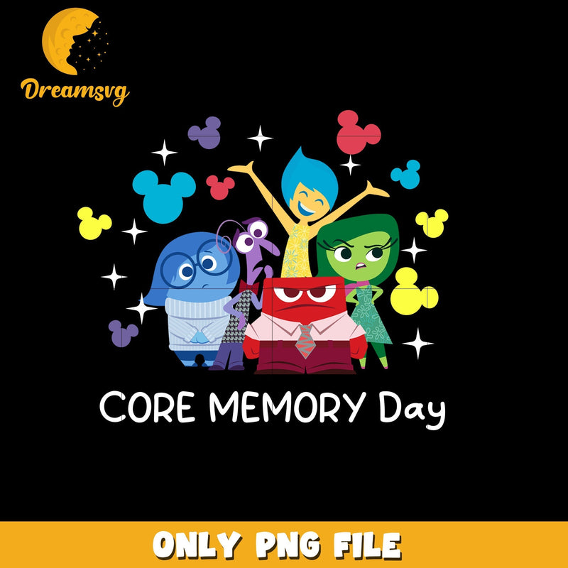 Inside Out Core Memory Day png, disney png