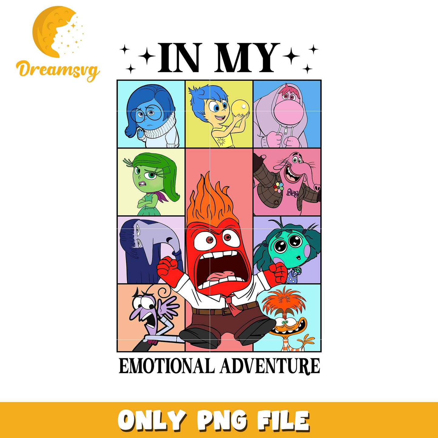 Inside Out PNG Characters