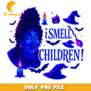 I smell children png, halloween pumpkin png, spooky halloween png