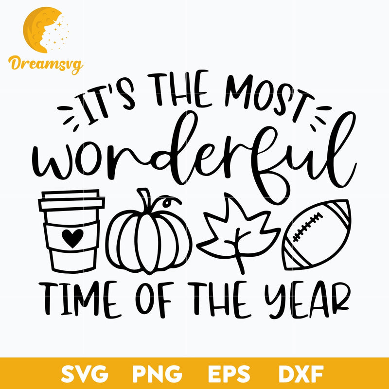 It's the Most Wonderful Time of the Year Halloween svg, Halloween svg, png, dxf, eps digital file.